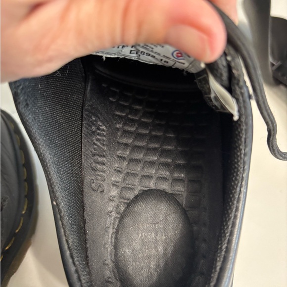 Dr. Martens 1461 Slip Resistant Black Leather Oxfords Cushion Sole Shoes Size 5 - Picture 10 of 11